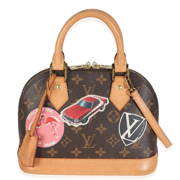 Pre-Owned Louis Vuitton Monogram Canvas World Tour Alma BB
