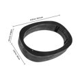 thumbnail image 2 of FENGGUIQU 1Par Espaciadores Para Altavoces De Auto Anillos Plásticos Negros Con Aislamiento Acústico Mejorado, 2 of 7