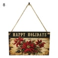 thumbnail image 1 of Christmas Hanging Wooden Sign Christmas Coffee Wall Decor Wood Christmas Tree Ornament Candy Door Sign Xmas Hanging Wood Sign for Christmas Holiday Kitchen Home Coffee Party Decoration, 1 of 8