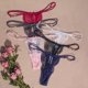 thumbnail image 3 of Bikini elástico con algodón Gibobby T Back Bragas Tanga Sexy Encaje Deportes Fitness Ultra Thin Mujeres Bragas transparentes（Gris， XS), 3 of 5