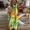 thumbnail image 3 of Lunarable Pineapple Sleeveless Dress for Women Clothing Female Women's Summer Skirt, 3 of 7