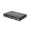 thumbnail image 1 of POINTERTECK Digital Optical Audio Converter Audio Adapter Portable Audio Switcher Black Audio Splitter Audio Extractor with Decoder Decoding for Home School Concert Cinema Squares, 1 of 9