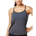 thumbnail image 1 of Nike Striped Layered Tankini Top (Black, S), 1 of 1