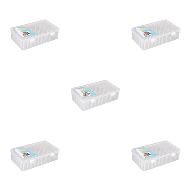 Cateissary Caja de hilo de coser 42 carretes Almacenamiento de gran capacidad Contenedor a prueba de polvo Type4 NO4 Cateissary CBP589559