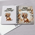 thumbnail image 4 of Happy Anniversary Dachshund Celebrates Wedding Love Family Party Spiral Bound Journal Wiener Dog Lover Gifts Idea 5x7in Spiral Notebook - 01015, 4 of 5