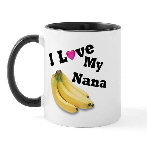 CafePress - I Love Nana!! Mug - 11 oz Ceramic Mug - Novelty Coffee Tea Cup