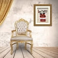 thumbnail image 3 of Larson, Lisa 12x14 Gold Ornate Wood Framed with Double Matting Museum Art Print Titled - Be Merry, 3 of 4