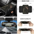 thumbnail image 5 of Jeiento Horse Front Car Seat Covers Set, with Steering Wheel Cover Seat Belt Strap Cover Armrest Pad Trash Bag Mount Phone Holder American Flag Rearview Mirror Cover Cup Holder Key Chain, 12 PCS, 5 of 6