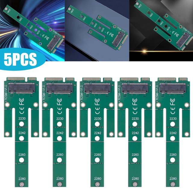 Tarjeta Adaptadora Protocolo MSATA A Ngff Sata Tarjeta Adaptadora Interfaz Disco Duro SSD Estado Sólido M.2 A Msata (NGFF A MSATA)
