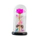 thumbnail image 4 of Flor artificial Rosa, en una de cristal Luz LED Adornos hechos a mano Arreglo Rosa Eterna para siempre Rosa para el día de la madre , Rosa roja, 4 of 9