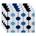 thumbnail image 2 of Simply Daisy 18" x 14" Brady Beads Stripe Print Placemat, Set of 4, 2 of 4