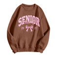 thumbnail image 5 of Embroidered Senior Sweatshirt Class of 2027, Senior Graduation Back to School Gifts Long Sleeve Cute Tops Oversized Pullover Fall Outfits, 5 of 5
