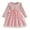 C-Pink422, variant on DHFJKG Little Girls Dresses Ribbed Long Sleeve Ruffle Butterfly Appliques Dress Party Gown Dress Size 3-8 Years Stylish Dresses