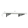 thumbnail image 5 of MonsterRAX Steel Wall Mounted Shelf - 18" D x 48" L - 500 lb Weight Capacity (Set of 2), 5 of 5