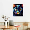 thumbnail image 2 of Nawypu  Cat Canvas Print Bombay Cat Hanging Wall Art Funny Pet  Home Decor Poster Print, 2 of 4