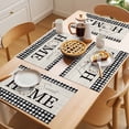 thumbnail image 5 of HOME Placemats Set of 4, Farmhouse Cotton Butterfly Non-Slip Place Mats Washable Table Mats for Kitchen Dining Table Decorations Indoor/Outdoor, 5 of 9