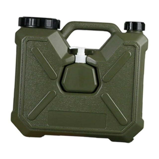 koolsoo Conteneur d'Eau avec Robinet Pichet de Camping Extérieur pour Véhicule d'Urgence 12L