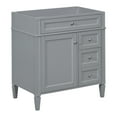 thumbnail image 2 of Euroco 30'' Bathroom Vanity without Top Sink, Modern Bathroom Storage Cabinet with 2 Drawers and a Tip-out Drawer (NOT INCLUDE BASIN), 2 of 6