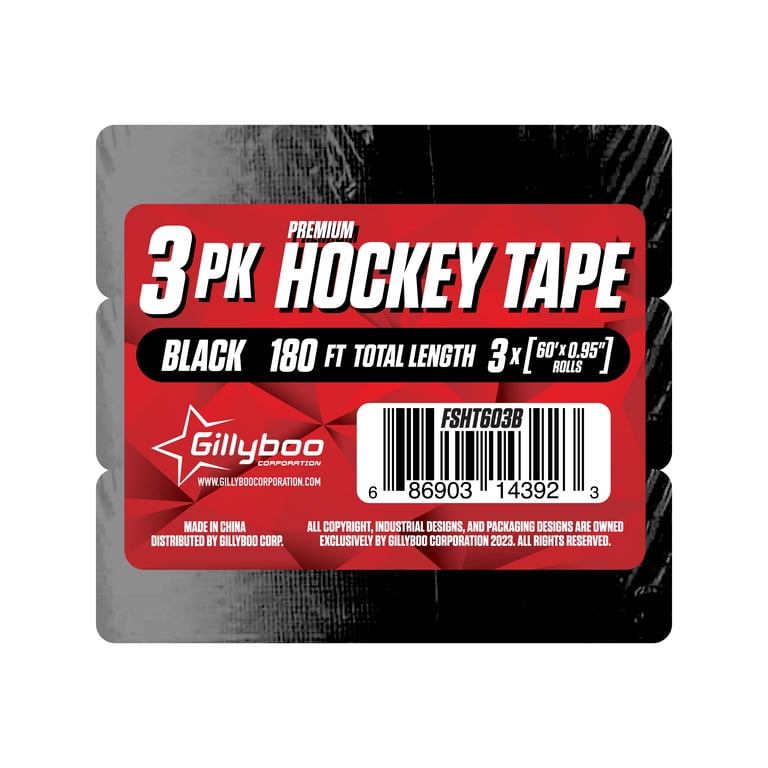 Future Stars Premium Hockey Tape, 3-Pack Black photo 5