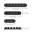 thumbnail image 4 of sweethay Organizador de cables Cable USB Soporte para cables Ratón Auricular Auricular Electrónica negro 7 cuadrícula, 4 of 6