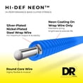 thumbnail image 4 of Cuerdas para bajo DR Strings NBB40 40-100 Lite Handmade Neon Blue, 4 of 8