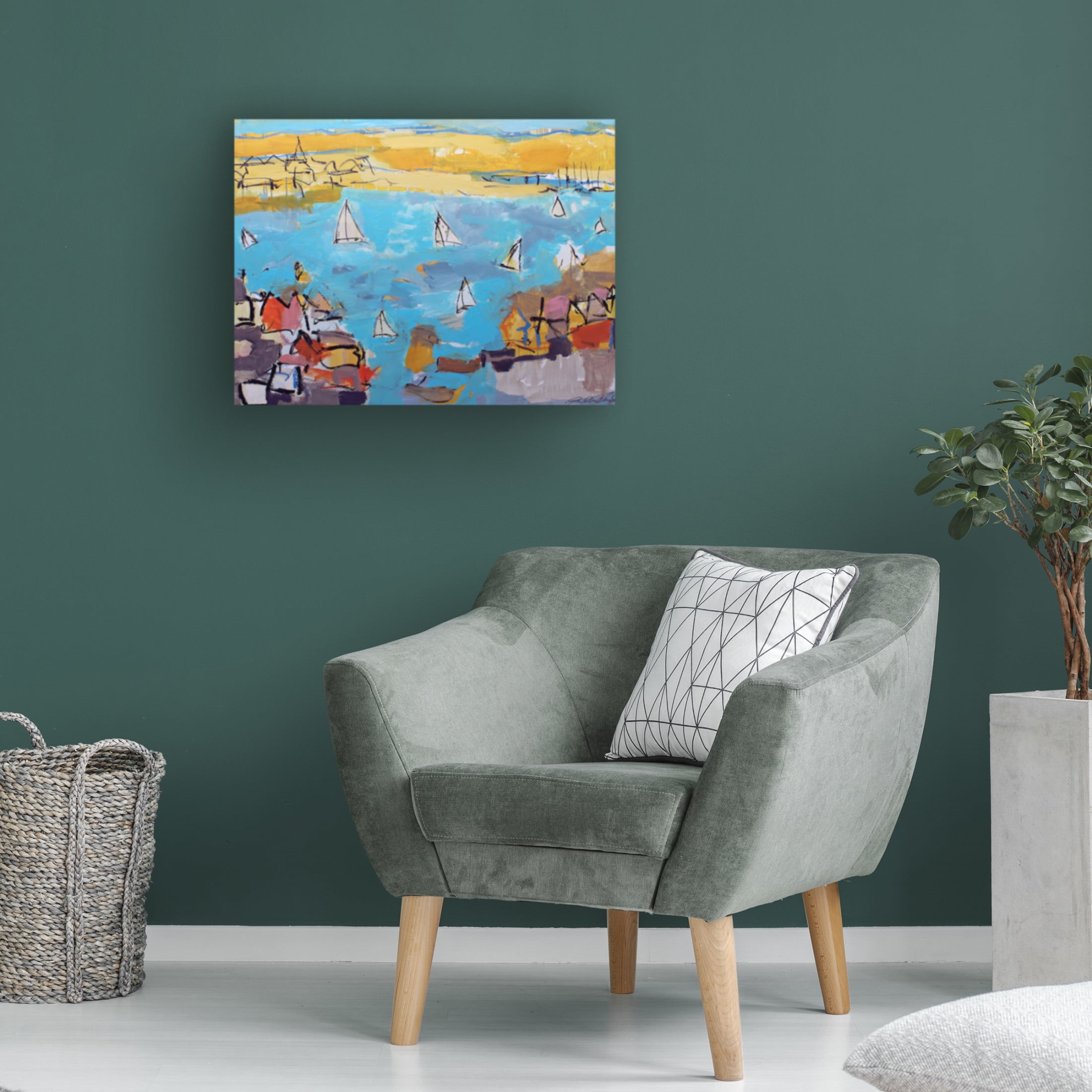 Canvas Wall Art - Per Anders 'Grab Your Life' Wall Art for Living Room, Bedroom, or Office Décor by Trademark Fine Art - 32 x 24 Inches