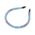 thumbnail image 4 of Unique Bargains 1 Pc Headband Gold Thread Yarn Hair Accessories for Women Blue Pink, 4 of 5
