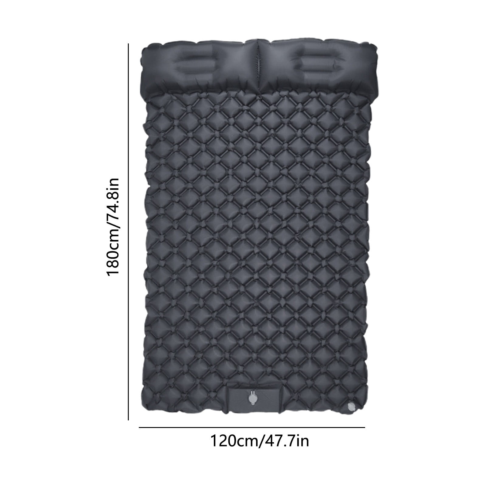 Hometravel Inflatable Sleeping Pad, Foot Pump Camping Air Mattress, Portable Ultralight Sleeping Mat for Hiking, Tent, Outdoor Travel Nap