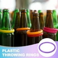thumbnail image 6 of Uxcell Plastic Ring-Toss Rings for Bottles Carnival Rings Plastic Hoops for Speed and Agility Practice Outdoor Party Favor 3.5 Inch Purple, 6 of 6