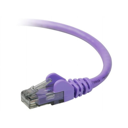 UPC: 0722868611807 | Belkin A3L980-50-PUR-S 50 ft. Cat 6 Purple Patch Cable