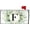 Spring Monogram F Mailbox Cover, variant on Spring Eucalyptus Leaves Monogram Letter Y Mailbox Cover Magnetic 21x18 Inch, Family Last Name Initial Post Letter Box Covers, Spring Summer Seasonal Outdoor Yard Garden Standard Mailbox Decor
