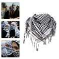 thumbnail image 2 of Stylish Shemagh Scarf Soft Jacquard Arab Shawl for Men Women Muslims Lightweight Arabian Dubai Headwrap Desert Neckscarf, 2 of 12
