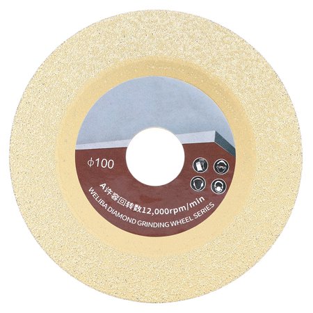

100mm 60 Mesh -Plated Brazing Diamonds Saw Blade Cutting Wheel Disc Accessory