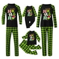 thumbnail image 1 of Conjuntos de pijamas navideños familiares a juego Grinch 2024, pijama de Grinch con parte superior y pantalones de pijama a cuadros, pijama de Grinch para niños y adultos para la familia, 9 Meses, 1 of 3