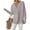 Gray Apricot, variant on Luniro Women Quarter Zip Sweaters Long Sleeve Casual Ribbed Knit Pullover Sweater Fall Trendy Tops