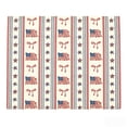 thumbnail image 2 of Cififendec Independence Day Placemat, 17.72"×11.81", Patriotic Bow & Star Print Table Mats for 4th of July Kitchen & Dining Decor, 2 of 4