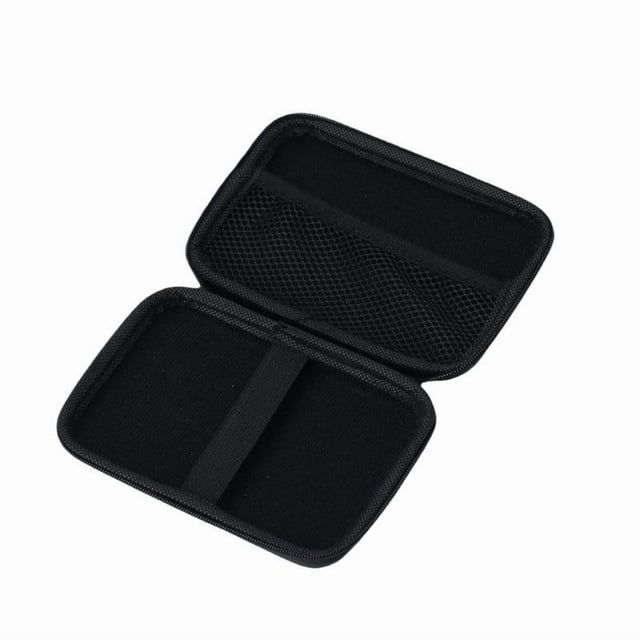 Hard Shell Carrying Case for Anbernic RG35XX Pro Handheld Gaming Console, Portable Protective Storage Bag with Screen Protector Slot, Black