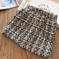 thumbnail image 4 of FYDUU Girls Skirts Winter Plaid Skirt Girls Casual Plaid Pencil Dress With Button Closure Party Mini Skirt For Toddler/Kids Soft Comfy Clothes 4-5 Years, 4 of 5