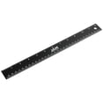 thumbnail image 4 of JAM Paper Stainless Steel Ruler, 12 inch, Metal Ruler with Nonskid Cork Backing, Black Metallic, 12/Pack, 4 of 5