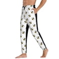 thumbnail image 3 of Xecao Bee Print Active Tech Joggers for Men, Mens Sweatpants Lounge Pants with Pockets-3X-Large, 3 of 5