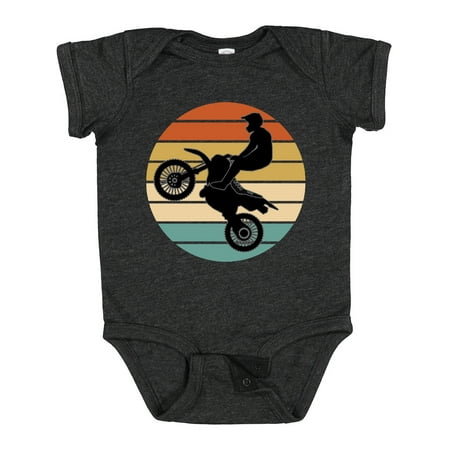 

Inktastic Dirt Biking Motocross Retro Gift Baby Boy or Baby Girl Bodysuit