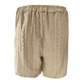 thumbnail image 5 of ibiyuan Baggy Sweat Shorts Mens Chino Cotton Shorts Mens Casual Shorts Elastic High Waisted Drawstring Athletic Shorts Casual Wide Leg Mens Basketball Shorts Summer Outfits with Pockets, 5 of 5