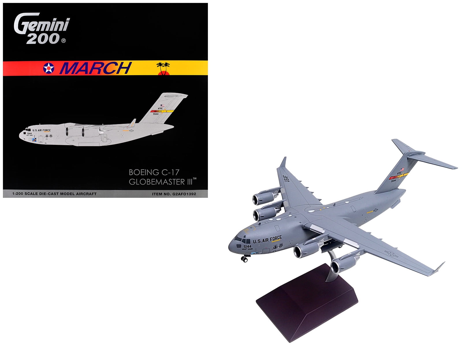 GeminiJets Gemini200 Boeing E-4B Military Aircraft Model, 1:200