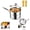 Silver with Steamer, variant on Titanium Saucepan with Lid No Coating Non Stick Hammered Titaniums Pans for Cooking Fast Even Heating Dual Pour Spouts Compatible with All Cooktops with Steamer