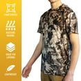 thumbnail image 2 of HOT SHOT Men's Camo Hunting Lightweight Performance Short Sleeve Shirt - Veil Whitetail, Medium, 2 of 4