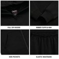 thumbnail image 5 of Quad Seven Boys Fleece Jogger Set Cozy Soft Basic Solid Full Zip Hoodie and Sweatpants 4 Piece, 5 of 7