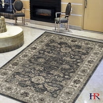 Handcraft Rugs-Gray/Ivory Ziegler Pakistan Pattern Distressed - Modern Vintage Area Rug
