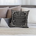 thumbnail image 6 of Ryan; Nice Aunts and Uncles Gift with Words to My Very Special Aunt and Uncle Black Burlap Throw Pillow Case Cushion Cover Sofa Chair Couch Decorative Square 18x18 inches (Aunt), 6 of 6