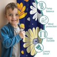thumbnail image 3 of Blackout Kids Curtains,Pioneer Flower Childrens Insulated Curtains Set Of 2,Bedroom Essentials,Toddler Room Decor 42x54in(106x137cm), 3 of 4