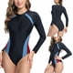 thumbnail image 1 of Traje de baño de una pieza para mujer, conjuntos de bikini para mujer, traje de baño de manga larga para buceo, traje de baño de verano para playa y surf para mujer, 1 of 9